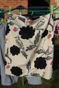 happy skirt of happiness hanging on the line